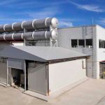 Veduta esterna dell’impianto di sterilizzazione