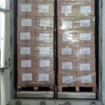 Area materiale trattato pronto per la spedizione