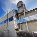 Veduta esterna della parte precondizionamento / degasaggio